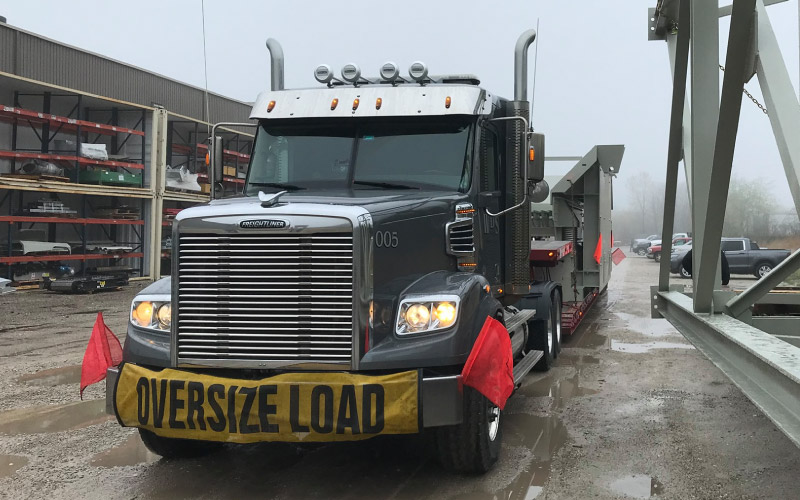 Heavy Haul trucking of oversize load